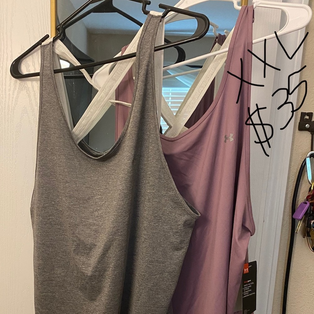 Under armour workout tanks